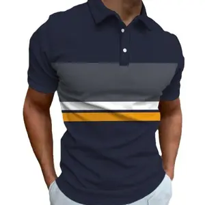 Custom solid color Golf Polo T Shirt Design High Quality Slim Fit Embroidery Logo Short Sleeve Men's Polo Shirts