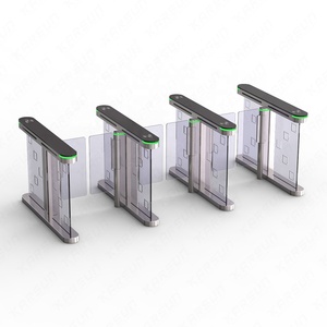 ระบบควบคุมการเข้าออกประตูความเร็วสูงสำหรับศูนย์ออกกำลังกาย ด้วย RFID/QR Code/ใบหน้า/ลายนิ้วมือ แบบหมุนได้ 2 ทิศทาง ป้องกันการเข้าตามหลัง  IP65 - Product Image 5