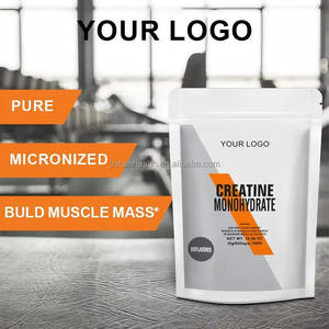 Créatine monohydrate en poudre OEM Premium 300g, complément alimentaire pour adultes, beauté et croissance musculaire, certifié Halal, emballage en bouteille - Product Image 5