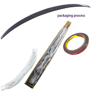 For A5 S5 RS5 B9 2Door Coupe S Style Honeycomb Carbon Fiber Rear Spoiler Trunk Wing 2016-2025 - Product Image 6