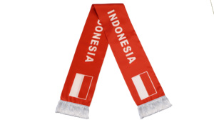 Bufanda con la Bandera de <span class=keywords><strong>INDONESIA</strong></span>, Productos Personalizados al por Mayor para Animar en Partidos de Fútbol, Bufanda con Borlas de la Bandera Nacional para Fanáticos - Product Image 2