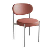 Ensemble de table et chaises de salle à manger de luxe moderne en acier inoxydable et bois avec banquette pour hôtel et restaurant, mobilier commercial pliable