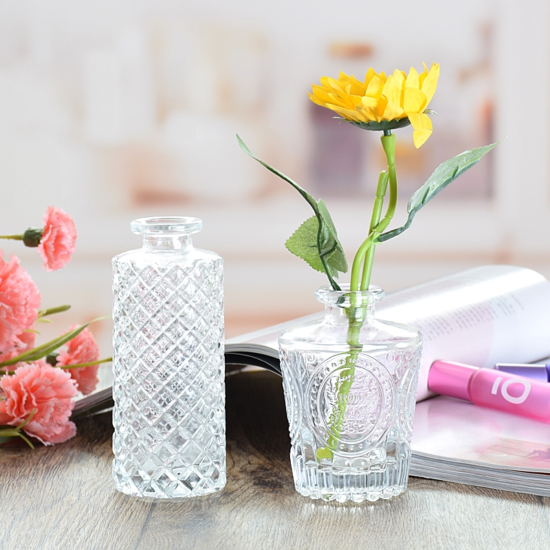 Factory Produced Wholesale Glass Flower Vase for Home Decor