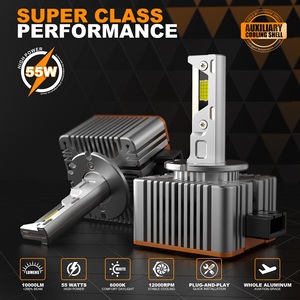 Alta calidad D40 70W 7000LM tres tubos de cobre fuerte Canbus D1S D2S D3S D4S Play and Plug Car Led faro <span class=keywords><strong>bombilla</strong></span> - Product Image 3