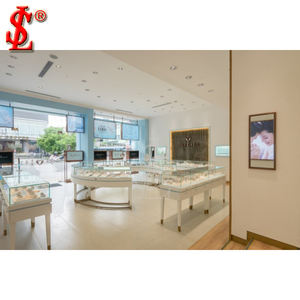 Accesorios de <span class=keywords><strong>collar</strong></span> de oro de moda escaparate de exhibición de joyería de cristal de madera para joyería Diseño de Interiores <span class=keywords><strong>Pandora</strong></span> exhibición de joyería - Product Image 2