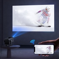 Mini projecteur projecteur Portable projecteur HD 1080P projecteur Home cinéma Compatible avec iOS Android téléphone tablette ordinateur portable/PC/TV