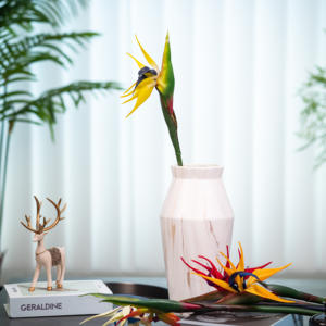 Haute qualité à la main simple branche grue Streptome <span class=keywords><strong>orchid</strong></span>ée réaliste chinois mariage Graduation fleur pour la maison pâques noël - Product Image 2
