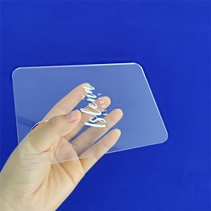 Palette acrylique claire Palette d'art Lucite pour <span class=keywords><strong>peintre</strong></span> bricolage plaque de peinture acrylique - Product Image 2