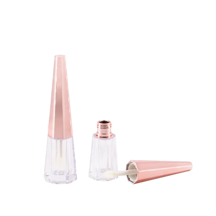 Новинка 2021, Уникальный косметический пустой контейнер для блеска для губ в форме зонта, восьмиугольный блеск для губ, уникальная упаковка