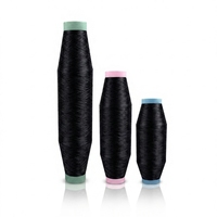 Fil de couture et de broderie en nylon PA6 monofilament teint noir haute ténacité 0,10 mm 90G