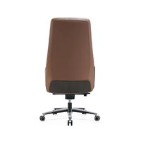 Chaise de bureau à dossier moyen Chaises de bureau ergonomiques et confortables pour patron en cuir PU réglable en hauteur