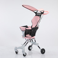 Poussette bébé pliable et légère en lin, format avion, pour les voyages et l'usage quotidien jusqu'à 20 kg, cadeau idéal pour nouveau-né