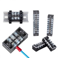 TB1503 conducteur en laiton 15A 3P 600V borne à vis à double rangée bornier de type fixe