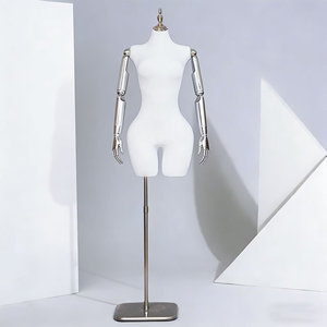 Espositore per Abbigliamento Femminile in Plastica a Mezza Lunghezza o Lunghezza Intera, Stile Europeo-Americano, Taglia Grande, Rimovibile - Product Image 5