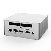 Mini PC JWIPC con IA, Intel Ultra 7, Computadora Compacta de 14 Núcleos a 4.8GHz, 32GB DDR5, 1TB PCIe 4.0 SSD, Pantalla Cuádruple 4K, Nueva PC NUC Empresarial