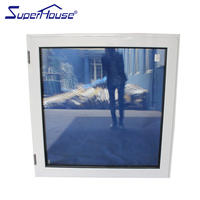 Ventana Abatible de Aluminio con Marco Blanco, Estándar Australiano AS2047, Eficiencia Energética, Doble Acristalamiento, Proveedor, Tamaño Personalizado