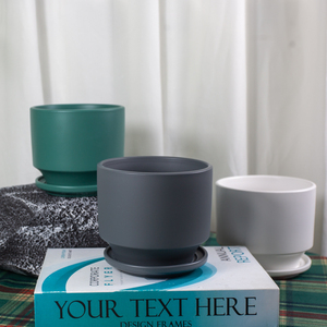 <span class=keywords><strong>Macetas</strong></span> <span class=keywords><strong>de</strong></span> cerámica <span class=keywords><strong>de</strong></span> alta calidad <span class=keywords><strong>para</strong></span> <span class=keywords><strong>plantas</strong></span>, <span class=keywords><strong>diseño</strong></span> Simple <span class=keywords><strong>para</strong></span> uso en interiores y exteriores, esmaltadas <span class=keywords><strong>para</strong></span> jardín, decoración del hogar, ventas directas <span class=keywords><strong>de</strong></span> fábrica - Product Image 3