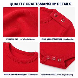 Tutina per Neonati a Maniche Lunghe con Logo Personalizzato, Body in Puro Cotone Lavorato a Maglia, Abbigliamento per Bambini 0-3 <span class=keywords><strong>Mesi</strong></span> - Product Image 4