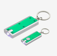 Porte-clés LED promotionnels personnalisés avec logo, simple, lumineux, publicitaire