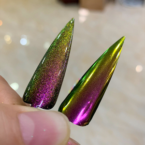 ผงกระจกโครเมี่ยมสำหรับขัดเงาเปลี่ยนสีกิ้งก่าสีน้ำตาลทองสีม่วง - Product Image 5