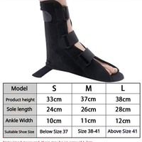 Chaussures orthopédiques en T pour la rééducation des fractures, thérapie physique, orthèses anti-rotation avec fixation, design portable et pliable