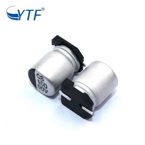 Condensateurs électrolytiques en aluminium <span class=keywords><strong>10uf</strong></span> 6.3v 220uf <span class=keywords><strong>63v</strong></span> 50V 100uF <span class=keywords><strong>Condensateur</strong></span> électrolytique en aluminium SMD - Product Image 3