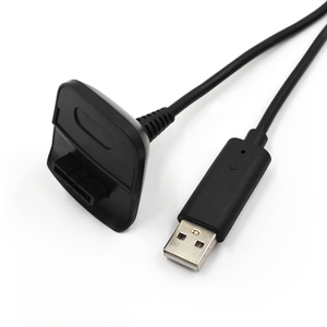 2-in-1 LED照明プラスチック接続ケーブル有線通信<span class=keywords><strong>Xbox</strong></span> <span class=keywords><strong>360</strong></span>ワイヤレスコントローラ用 - Product Image 6