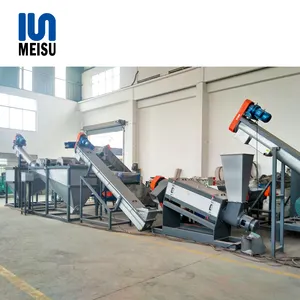 Waste Plastic Bottle Bag Pet PE Recycling Machine Crushing Washing & Drying Waste Plastic Bottle for the Recycle Washing Line