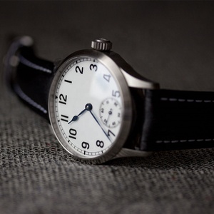 <span class=keywords><strong>Reloj</strong></span> con correa de cuero genuino para hombre, accesorio masculino de lujo con movimiento mecánico de gaviota, 2022 - Product Image 2