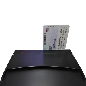Alta calidad USB OCR media página MRZ lector de pasaportes escáner de código de barras PPR100 Plus