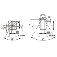 Manomètre à tube Bourdon Wika en acier inoxydable pour applications à haute pression jusqu'à 3 000 bar, modèle PG23HP-S
