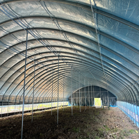 Kit de Construcción de Estructuras de Acero Prefabricadas, Estructuras Modulares de Acero, Establos para Ganado, Talleres, Refugios, Diseño de Techo Ventilado