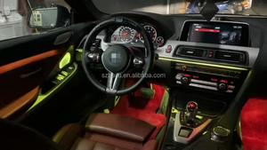 Éclairage d'ambiance pour voiture, lumière d'ambiance personnalisée pour la décoration intérieure de la voiture, lumière d'ambiance pour <span class=keywords><strong>BMW</strong></span> Série 6 F06 F12 F13 2011-2019 - Product Image 2