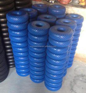 New Condition 260X85mm/3.00-4/3.50-4 <strong>Wheel</strong> Barrow <strong>Caster</strong> <strong>Wheels</strong> Polyurethane (PU) Foam Tires with <strong>Metal</strong> Rims for Farm Works - Product Image 5