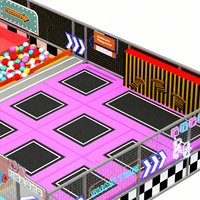 Solution clé en main pour parc d'attractions intérieur, équipement de trampoline pour enfants, certifié ASTM CE, pour usage commercial.