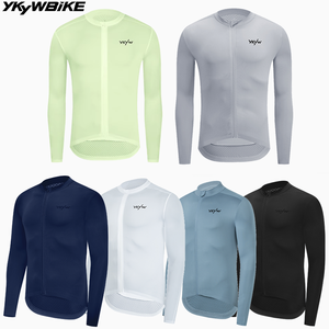 YKYWBIKE春プロチームサイクリング長袖エアロジャージー自転車スリムサイクリング服レースバイクジャージー - Product Image 2
