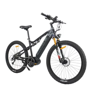 27.5 Inch 500W Mountain Electric Bike 2022 LCD Display MTB 9 Speed E Bicycle Aluminum Frame For Man