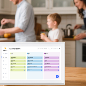 15.6 32 inch Android 14 Thông Minh Kỹ thuật số Tường Lịch hiển thị với màn hình cảm ứng 4 + 64GB <span class=keywords><strong>Wifi</strong></span> MP3 âm thanh trẻ em 'nhắc nhở/đồng hồ - Product Image 1