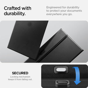 Titulaire de la carte d'<span class=keywords><strong>immatriculation</strong></span> et d'assurance de véhicule de <span class=keywords><strong>voiture</strong></span> en cuir Hyundai Leader Car Document Holder avec Logo personnalisé - Product Image 6