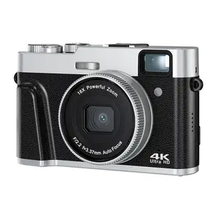 Tragbare digitale Fotokamera HD Anti-Shock-Sicherheit Kompakt kamera 4k Schwarzbraun Element Fluoreszenz fokus USB-Blitz