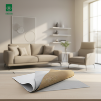 Tissu résistant à l'eau et aux taches, cuir synthétique PVC à grain texturé avec support tricoté pour ameublement, chaises, canapés, bagages