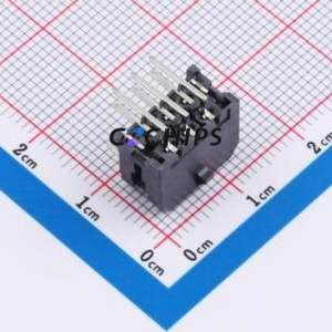 430450621 Wire-to-Board Pin Header Bent Lead Through Hole,P=3mm Connector 2x3P 3mm Right Angle Insert Micro-Fit (MX 3.0) - Product Image 2