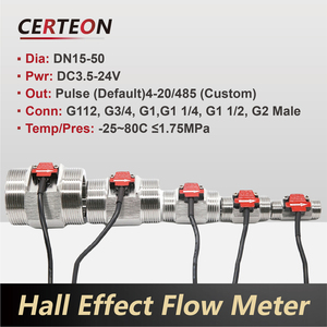 RVS Turbinesensor met Hall Puls voor Heet Water 1/<span class=keywords><strong>2</strong></span> <span class=keywords><strong>3</strong></span>/4 1 1.5 <span class=keywords><strong>2</strong></span> Inch Debietsensor - Product Image 3