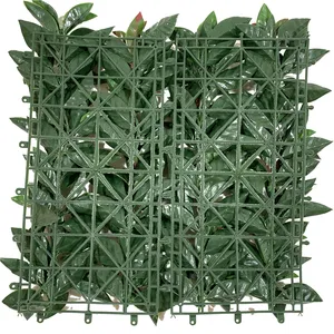 プラスチックガーデンヘッジプラント人工葉壁装飾垂直ガーデン人工垂直ガーデン壁