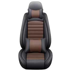 Sıcak satış 5 koltuk tam Set koltuk kaplı araba Pu deri araba koltuğu yastık koruyucu Toyota Corolla için