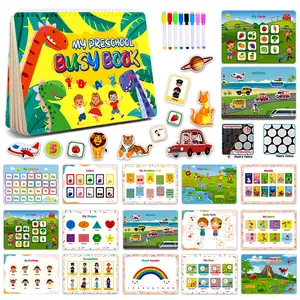 Personalized Flip Wire O Children Preschool Writing Tracing Book Reading Activity Busy Colouring Books For Kids