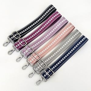 2021 New Colors Braided Nylon Bag with 3.8cm Woven Belt Cross Body Design Adjustable Wide Shoulder Straps - Product Image 2