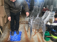 Chaise de conférence empilable en plastique avec pieds en métal, chaise de formation commerciale pour salle de classe, salle de réunion scolaire, siège pour séminaire