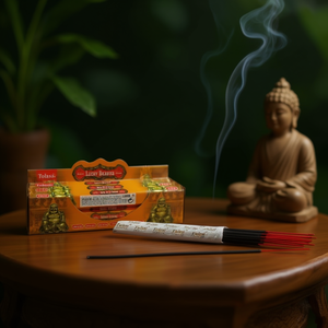 Tulasi Lucky Buddha Incense Sticks 20 Count Dual Display Packaging - Product Image 3
