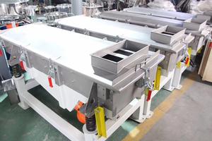 産業用砂砂利プラスチック顆粒鉱石飼料豆ポータブル振動シフターセパレーターリニア振動スクリーンふるい機 - Product Image 4